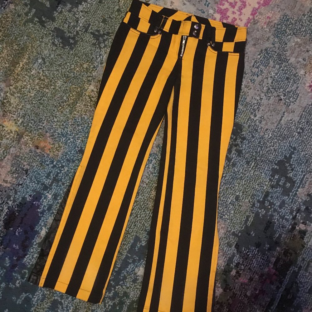 HTF rare Lip Service sexy Psycho Circus jeans M L